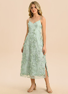 front Azazie Freya Junior Formal Dress