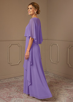 Azazie Bowie Mother of the Bride Dresses Tahiti A-Line Chiffon Dress image3