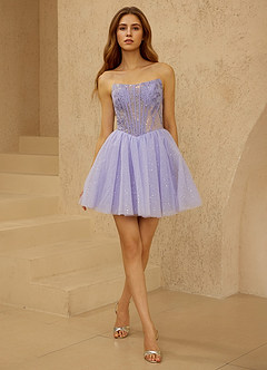 Florisse Purper Mini-jurk image3