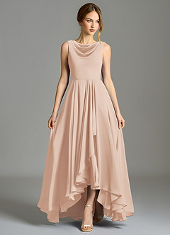 Azazie Wonderland Koszorúslány ruhák Sorba áll Sifon Aszimmetrikus Dress image4