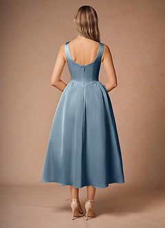 Casey Midi Klänning Puderblå image2