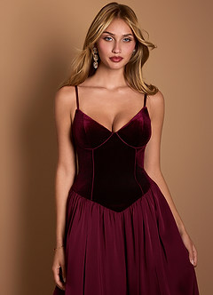Francie Wine Maxi Dress image5