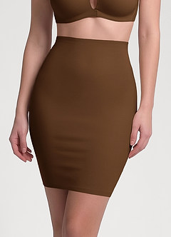 front Højtaljet sømløs shapewear-underkjole