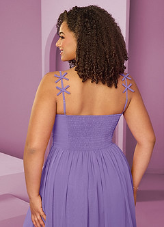 Barbie ♥ Azazie Bridesmaid Dresses Tahiti A-Line Pleated Chiffon Dress image9