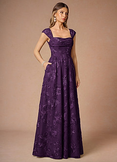 Vestido Ciruela Largo Hazel image3