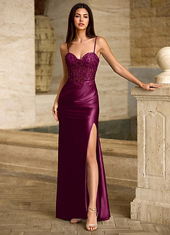 Florallay Bourgogne Robe de bal image3