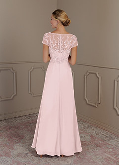 Azazie Silvia Mother of the Bride Dresses A-Line Lace Chiffon Floor-Length Dress image2