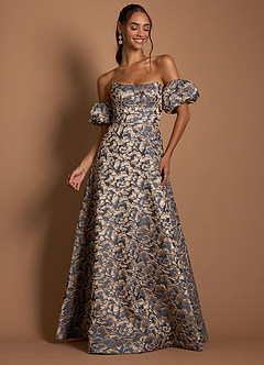 Abito Lungo Marina Dorata Belisse