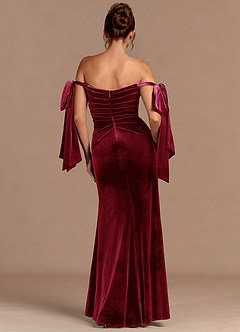 Verelith Merlot Vestido largo image2