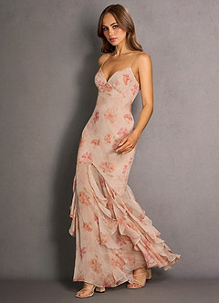Rosia Peach Maxi Dress image4