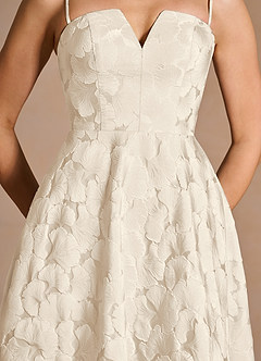 Phoenix French White Midi Dress image7