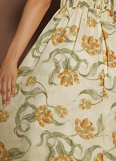 Leslie Lemon Drop Midi Dress image8
