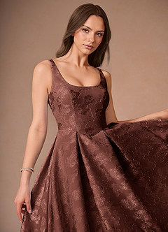 Midi jurk Briac Mocha Coco image6