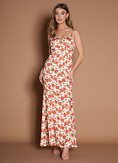 Skye Persimmon Floral Maxi Dress image2