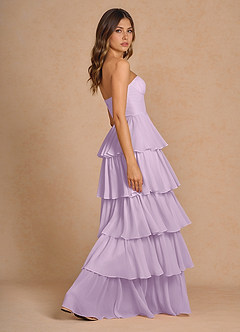 Vestido Lila Esmerilada Largo Kalista image6
