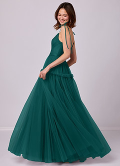 Barbie ♥ Azazie Bridesmaid Dresses A-Line Tulle Floor-Length Dress image4