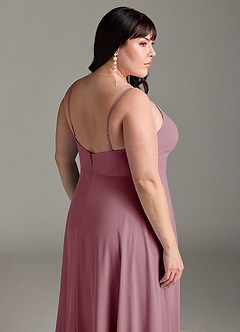 Azazie Akita Bridesmaid Dresses Vintage Mauve A-Line Chiffon Dress image11