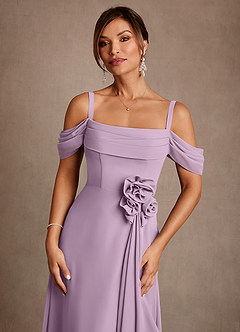 Azazie Amherst Mother of the Bride Dresses Wisteria A-Line Off the Shoulder Chiffon Dress image5