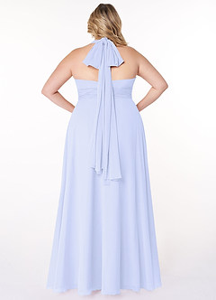 Azazie Fifi Abiti da Damigella Abito Convertibile A-Line in Chiffon Senza Cinturino Lavanda image13