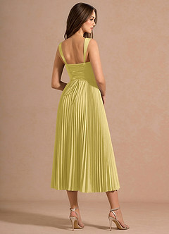 Avenelle Pastel Yellow Mid Dress image6