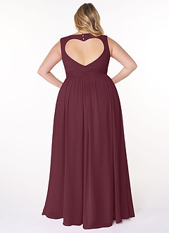 Azazie Raine Final Sale Matcha A-Line Sweetheart Ruched Chiffon Dress image8