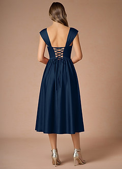 Dana Navy Midi Dress image2