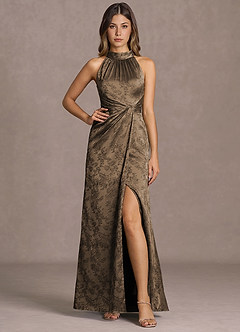 Hannah Coffee Brown Maxi Dress image3