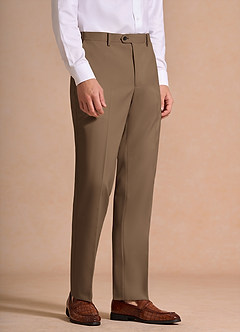 front James Truffle Structured Stretch Dress Pants