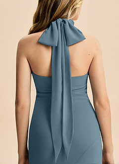 Azazie Velli Junior Twilight Mermaid High Neck Chiffon Dress image5