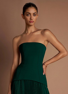 Vestido Verde Bosque Largo Marnie image5