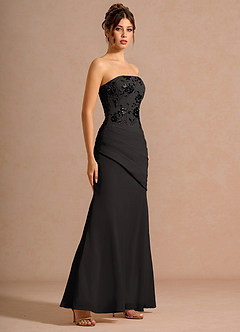 vestido Maxi Lantejoulas Pretas Blair image5