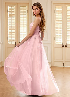 Pipery Rose Robe de bal corsetée à paillettes et volants en tulle image6