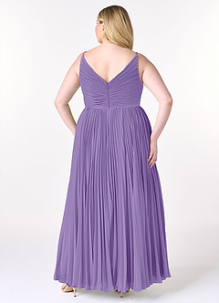 Azazie Raychelle Bridesmaid Dresses Tahiti A-Line V-Neck Chiffon Dress image8