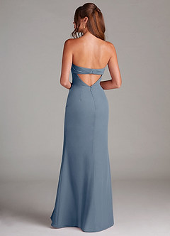 Azazie Leonis Bridesmaid Dresses Twilight Sheath Strapless Chiffon Convertible Dress image5