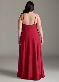 Azazie Akita Bridesmaid Dresses Scarlet A-Line Chiffon Dress image6