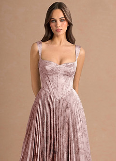 Isonelle Pink Midi Dress image7