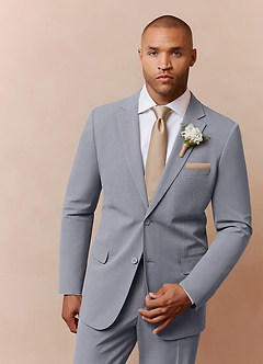 front Stretch Satin Wide Tie and Pocket Square Set