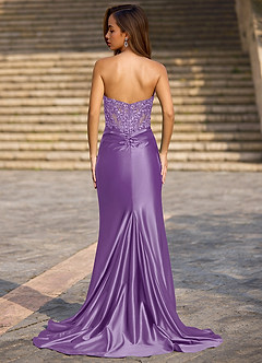 Enamel Violet Robe de bal sirène image2