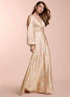 Madilyn Maxi Klänning Blush Garden Print image4