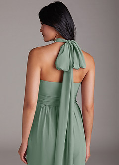 Azazie Lamara Šaty pro družičky Overal Z ramene Z ramene Šifón image10