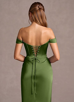 Vestido Verde Oliva Largo Lorelei image7