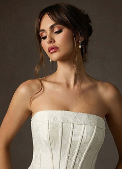 front Oceaan parel oorbellen