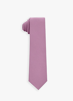front Boy's Stretch Satin Neck Tie