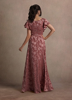 Vestido Vintage Rosa Largo Taleen image5