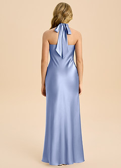 Azazie Chickie Junior Klä av Tubklänning i Stretch Satin Plisserad image2