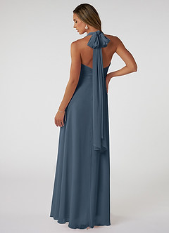 Azazie Fifi Bridesmaid Dresses Neptune A-Line Strapless Chiffon Convertible Dress image3