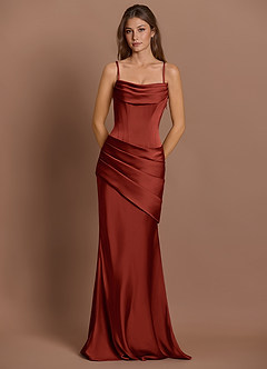 Kleid Pelagia Terrakotta image5