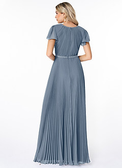 Azazie Kara Abiti da damigella modesti Abito A-Line Plissettato Chiffon Floor-Length image2