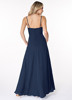 Azazie Kaylee Final Sale Agave A-Line Ruched Chiffon Dress image2