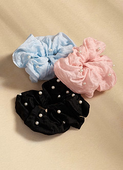 front Pearl Scrunchie